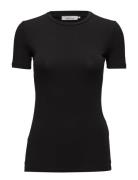 Ester Ss 265 Tops T-shirts & Tops Short-sleeved Black Samsøe Samsøe
