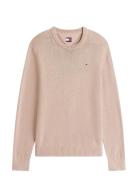 Tjm Slim Ess Sweater Ext Tops Knitwear Round Necks Beige Tommy Jeans