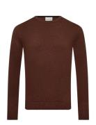 Bs Jupiter Regular Fit Knitwear Tops Knitwear Round Necks Brown Bruun ...