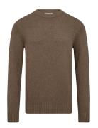 Bs Thorstein Regular Fit Knitwear Tops Knitwear Round Necks Brown Bruu...