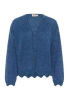 Crniso Cardigan Tops Knitwear Cardigans Blue Cream