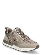 Women Lace-Up Matalavartiset Sneakerit Tennarit Beige Tamaris