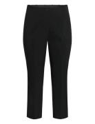 Kcelia 7/8 Pants Bottoms Trousers Straight Leg Black Kaffe Curve