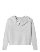 Toro Tops Knitwear Pullovers Grey MarMar Copenhagen