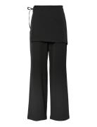 Pcjossa Mw Pants Wvn D2D Pp Bottoms Trousers Straight Leg Black Pieces