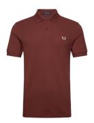 The Fred Perry Shirt Tops Polos Short-sleeved Brown Fred Perry