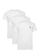3Xpack Tee Designers T-shirts Short-sleeved White Timberland