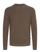 Malagoon Tops Knitwear Round Necks Brown Matinique