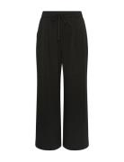 Mschjalen Henrika Pants Bottoms Trousers Wide Leg Black MSCH Copenhage...