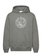 Let Hooded Sweatshirt Tops Sweat-shirts & Hoodies Hoodies Grey Makia