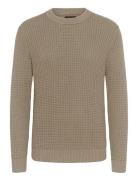 Matriton Tops Knitwear Round Necks Beige Matinique