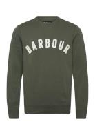 Barbour Prep Logo Crew Tops Sweat-shirts & Hoodies Sweat-shirts Khaki ...