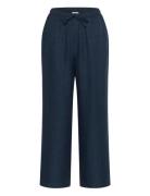 Kaellen Pants Bottoms Trousers Wide Leg Navy Kaffe