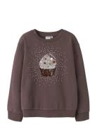 Nkfnuasa Ls Nreg Sweat Bru Tops Sweat-shirts & Hoodies Sweat-shirts Pu...