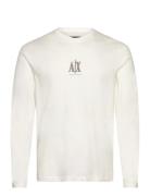 T-Shirt Tops T-shirts Long-sleeved White Armani Exchange