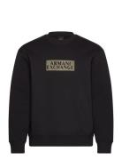 Sweatshirt Tops Sweat-shirts & Hoodies Sweat-shirts Black Armani Excha...