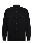 Jprrayle Melange Solid L/S Overshirt Sn Tops Overshirts Black Jack & J...
