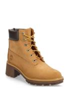 Mid Lace Up Waterproof Boot Shoes Boots Ankle Boots Laced Boots Yellow...