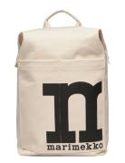 Mono Backpack Solid Reppu Laukku Cream Marimekko