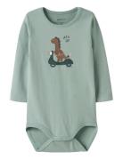 Nbmnuts Ls Body Box Bodies Long-sleeved Green Name It