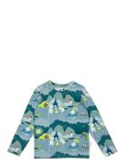 Störtflod Tröja Tops T-shirts Long-sleeved T-shirts Blue MUMIN