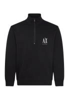 Sweatshirt Tops Sweat-shirts & Hoodies Sweat-shirts Black Armani Excha...