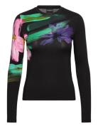 Lena Tops T-shirts & Tops Long-sleeved Black Desigual