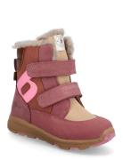 Bisgaard Spencer Tex Talvikengät Tarroilla Pink Bisgaard