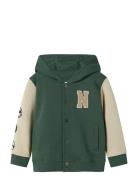 Nmmnyree Ls Nreg Sweat Card Bru Tops Sweat-shirts & Hoodies Hoodies Gr...