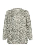 Kcdiana Blouse Tops Blouses Long-sleeved Multi/patterned Kaffe Curve