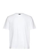 Ts_Hole19 Graphic Tops T-shirts Short-sleeved White BOSS
