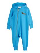 Dog Emb Baby Sie Pitkähihainen Body Blue Mini Rodini