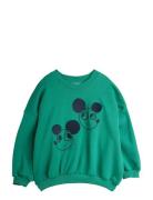 Ritzratz Emb Sweatshirt Tops Sweat-shirts & Hoodies Sweat-shirts Green...