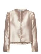 Ruthie Cropped Long Sleeve Blouse Tops Blouses Long-sleeved Cream Mali...