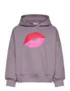 Tnphilette Os Hoodie Tops Sweat-shirts & Hoodies Hoodies Purple The Ne...