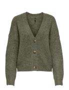 Carzoey L/S Cardigan Knt Noos Tops Knitwear Cardigans Green ONLY Carma...