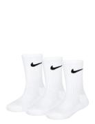 3W-3Pk Crew Sock Sukat White Nike