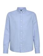 Kyle Casual Oxford B.d Shirt Tops Shirts Long-sleeved Shirts Blue Lexi...