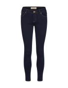 Victoria 7/8 Silk Touch Jeans Bottoms Jeans Skinny Blue MOS MOSH