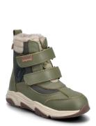 Bisgaard Marius Tex Talvikengät Tarroilla Khaki Green Bisgaard