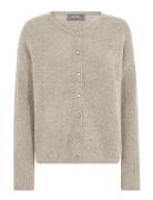 Mmalmine Knit Cardigan Tops Knitwear Cardigans Grey MOS MOSH