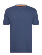 Tegood Tops T-shirts Short-sleeved Blue BOSS