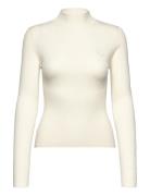 Sarmie_B Tops Knitwear Turtleneck White HUGO BLUE