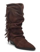 Gale Korkeavartiset Saapikkaat Brown Pavement