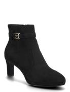 Women Boots Shoes Boots Ankle Boots Ankle Boots With Heel Black Tamari...
