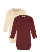 Nbfgayo Koj 2P Ls Slim Body Lil Bodies Long-sleeved Multi/patterned Li...