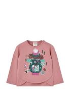 Knit T-Shirt Tops T-shirts Long-sleeved T-shirts Pink Boboli