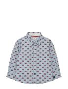 Ox D Long Sleeves Shirt Tops Shirts Long-sleeved Shirts Blue Boboli