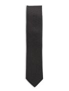 Tie Cm 6 Solmio Kravatti Black HUGO