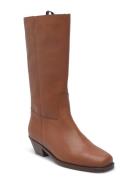 Tarisha Korkeavartiset Saapikkaat Brown Anonymous Copenhagen